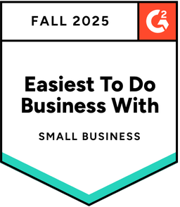 G2 Easiest To Do Business With Small Business Fall 2025