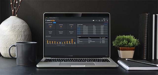 Orderwerks Web Portal Dashboard